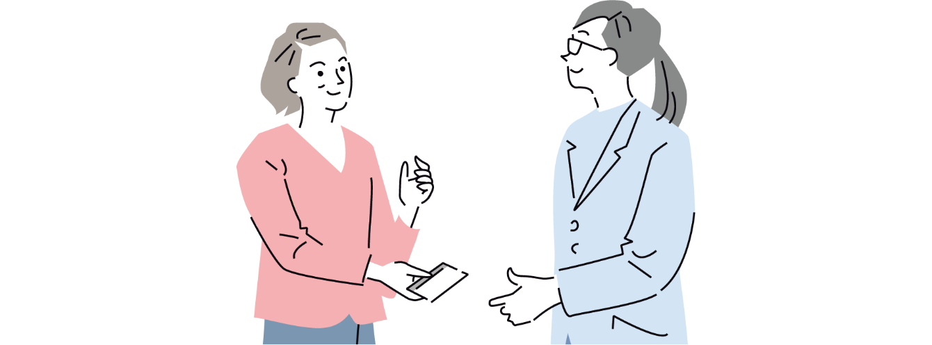 他の診療科や医療機関を受診する場合は、ダラキューロ®を含め、現在受けている治療の内容を必ず伝えてください。