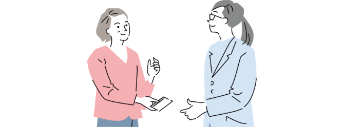 他の診療科や医療機関を受診する場合は、ダラキューロ®を含め、現在受けている治療の内容を必ず伝えてください。