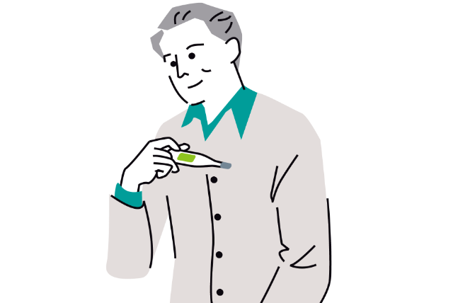 毎日、体温・体重を測定しましょう