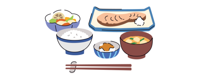栄養バランスのとれた食事をとりましょう