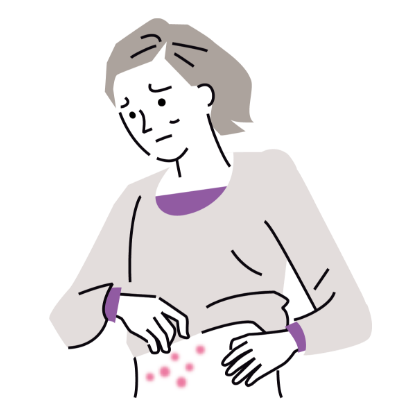 からだの痛み（帯状疱疹）